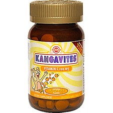 Solgar Kangavites® Vitamin C for Children Natural Orange Burst -- 100 mg - 90 Chewable Tablets