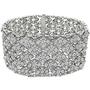 Round Cut Diamond Platinum Bracelet