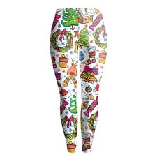 2016 summer style women's leggings Christmas new clothing Slim leggings printed trousers pants colorful digital printing - Exclusive & Fast