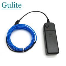 3m Neon Light Dance Party Decor Light Neon LED lamp Flexible EL Wire Rope Tube Waterproof LED Strip With Controller