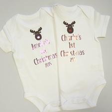 Baby's 1st Christmas Vest/Bodysuit