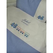 Baby bedding with name, Train - PetitePeople, Baby Bedding