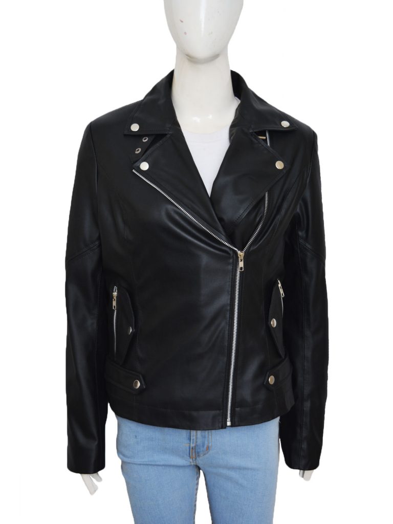 Biker Poppy Montgomery Leat...