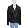 Biker Poppy Montgomery Leather Jacket | Film Star Look