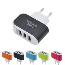 GETIHU 3 Ports USB Charger 3A Portable Mobile Phone Chargers Travel USB Wall Charger for iPhone Samsung LG Huawei Xiaomi Meizu