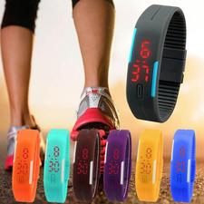 Men's Watch Men Sports Wrist Ultra Thin Silicone Digital LED Wrist Watches Women Clock Reloj Hombre Mujer Clock Ladies Watch