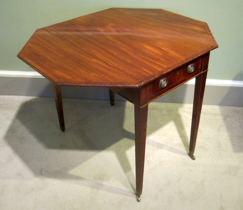 Georgian Mahogany Octagonal...
