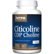 Jarrow Formulas Citicoline CDP Choline -- 250 mg - 60 Capsules