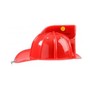 Jr. Firefighter Helmet, Red, w/Siren & Light, Adj Youth Size