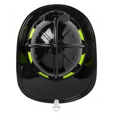 Jr. Firefighter Helmet, Black, Adj Youth Size