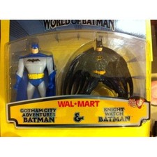 World of Batman WALMART EXCLUSIVE GOTHAM CITY ADVENTURES BATMAN AND KNIGHT WATCH BATMAN Animated Series
