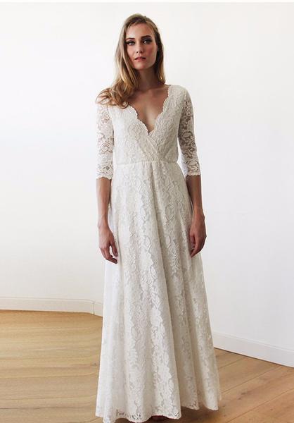 Lace wedding dress