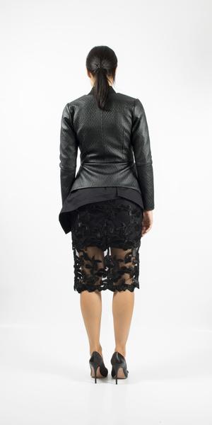 Black coated structured bla...