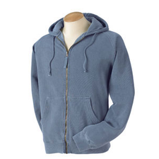10 oz. Garment-Dyed Full-Zip Hood