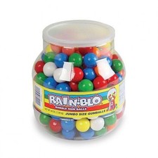 Rain-blo bubble gum balls, 48 ounce jar