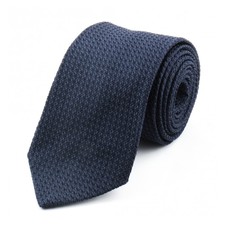 Dusty Blue Grenadine Silk Tie
