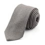 Grey grenadine tie