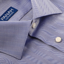 Blue Luxury Twill Shirt | Panah London