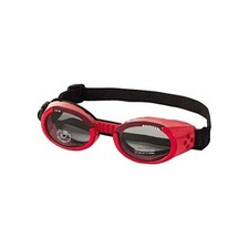 Doggles ILS Medium Shiny Red and Smoke Lens