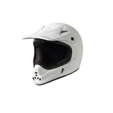 Triple Eight Invader Full Face Helmet, White Glossy, Small/Medium