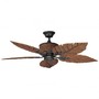 Concord By Luminance 52 Inch Fernleaf Breeze Damp Location Ceiling Fan - Rustic Iron
