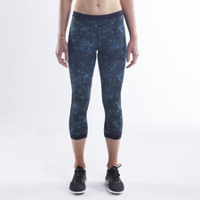REVERSIBLE 3/4 LEGGING - Snake/Jungle Print