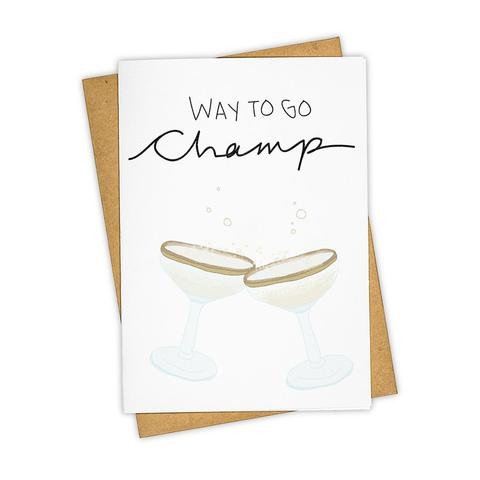 Way To Go Champ Card |