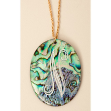 Soixante Neuf Large Oval Monogram Necklace 