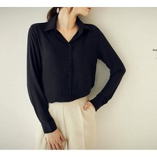 Women Casual Blouse Button 5 Solid Color 2016 New Long sleeve Shirt Female Chiffon blouse vintag Women Clothing blusas feminina - Exclusive & Fast