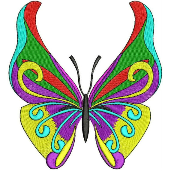 Butterfly Machine Embroider...