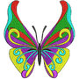 Butterfly Machine Embroidery Designs - Applique Embroidery Design D19