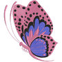 Butterfly Machine Embroidery Designs - Applique Embroidery Design D23
