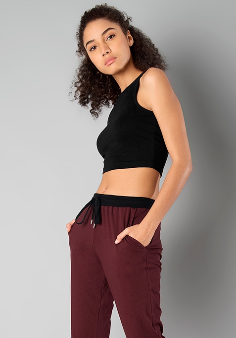 Buy Black Basics Jersey Cro...