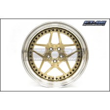 SUPER STAR REISE 17X9.0  34 L DISK 5X100 GOLD CLEAR BRUSHED - 2013  BRZ / 2014  FORESTER