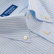 Sky Blue Stripe Luxury Shirt | Panah London