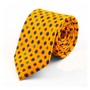 Yellow Printed Silk Tie | Panah London