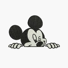 Mickey Mouse Machine Embroidery Designs - Cartoon Decorative Instant Download Filled Stitches Design 146