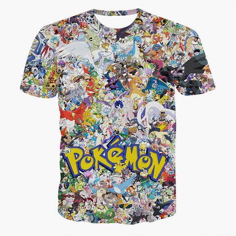 Pokemon Go t-shirt 3D Carto...