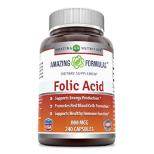 Amazing Formulas Folic Acid Capsules