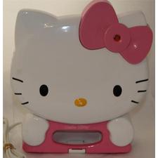Hello-Kitty-Electric-Waffle-Maker-Iron-Adorable-Makes-4-Different-Shaped-Heads