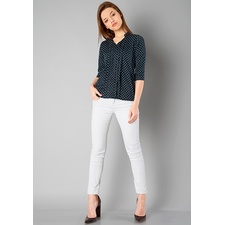 Style Up with Classics Box Pleated Top Navy – FabAlley