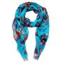Sussan - Accessories - Scarves - Teal floral scarf