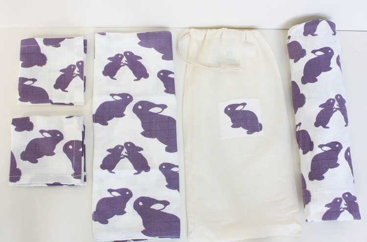 Swaddle Kit - Purple Bunny.JPG