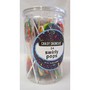 24 rainbow swirly mini pops