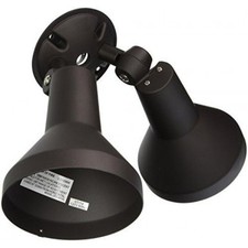 Nuvo Lighting SF77/495 Two Light Outdoor Heavy Duty Cast Aluminum Durable Weather Proof Security Flood Light, Bronze