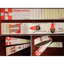  Fundal Height Measuring Tape with Pictoral Danger Signs 