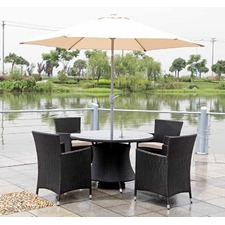 4 Seater Milano Range Incl Umbrella and Base