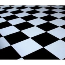 20 x 20 Checkered Portable Dance Floor