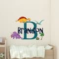 Dinosaur Name Wall Decal