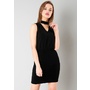 Shop Black Choker Blouson Dress – FabAlley.com